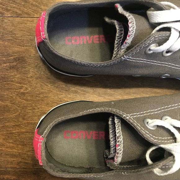 Converse Dual Tongue Gray Canvas Women's 7 Men's 5 - Picture 11 of 12